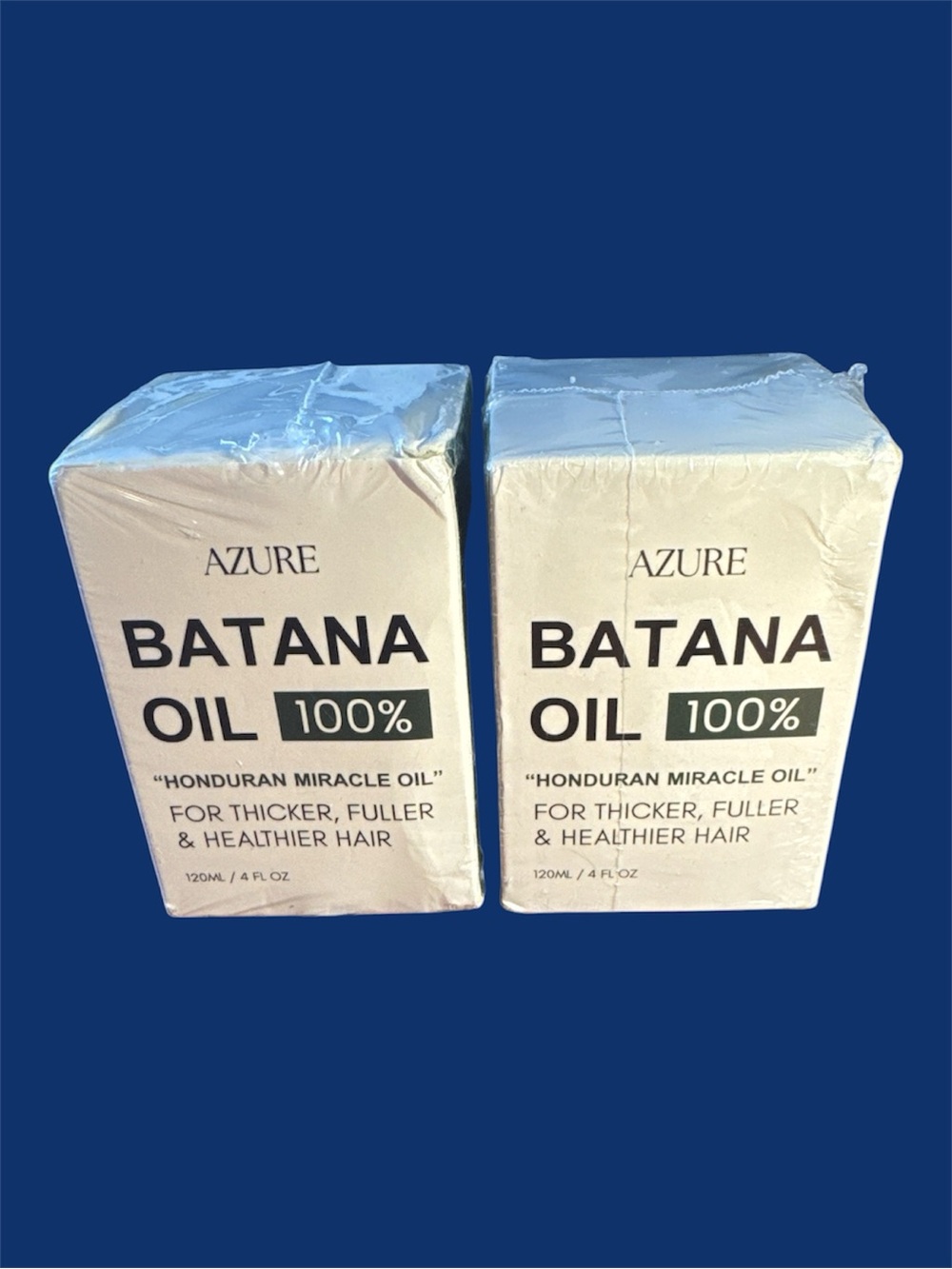 Batana Oil 100% Hair Treatment set of 2 Thicker Fuller Healthier Hair